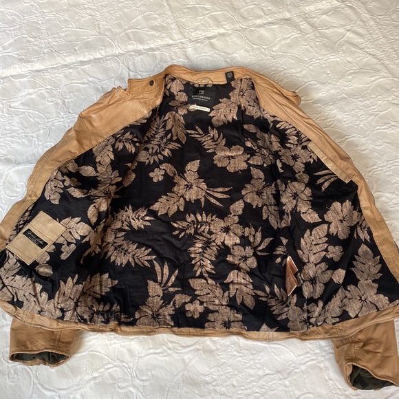 Scotch and Soda Beautiful Brown Leather Jacket - Picture 2 of 10